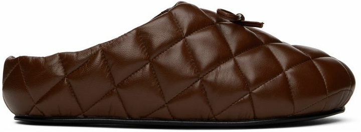 Photo: Abra Brown Quilted Loafers