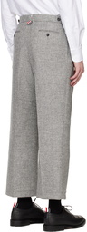 Thom Browne Gray Pleated Trousers