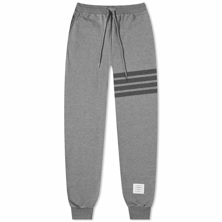 Photo: Thom Browne Men's Tonal 4 Bar Sweat Pant in Medium Grey