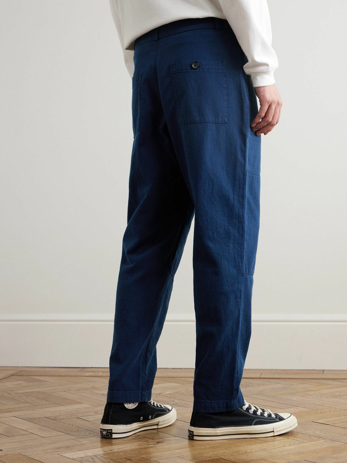 Oliver Spencer - Judo Straight-Leg Cotton Trousers - Blue