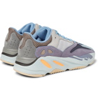 adidas Originals - Yeezy Boost 700 Suede, Leather and Mesh Sneakers - Blue