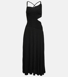 Zimmermann One-shoulder knit midi dress