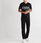 Dolce & Gabbana - Printed Cotton-Jersey T-Shirt - Black