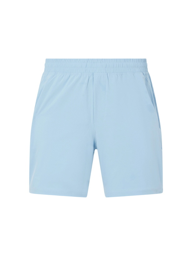 Photo: Lululemon - Pace Breaker Straight-Leg 7" Recycled-Swift&trade; Shorts - Blue