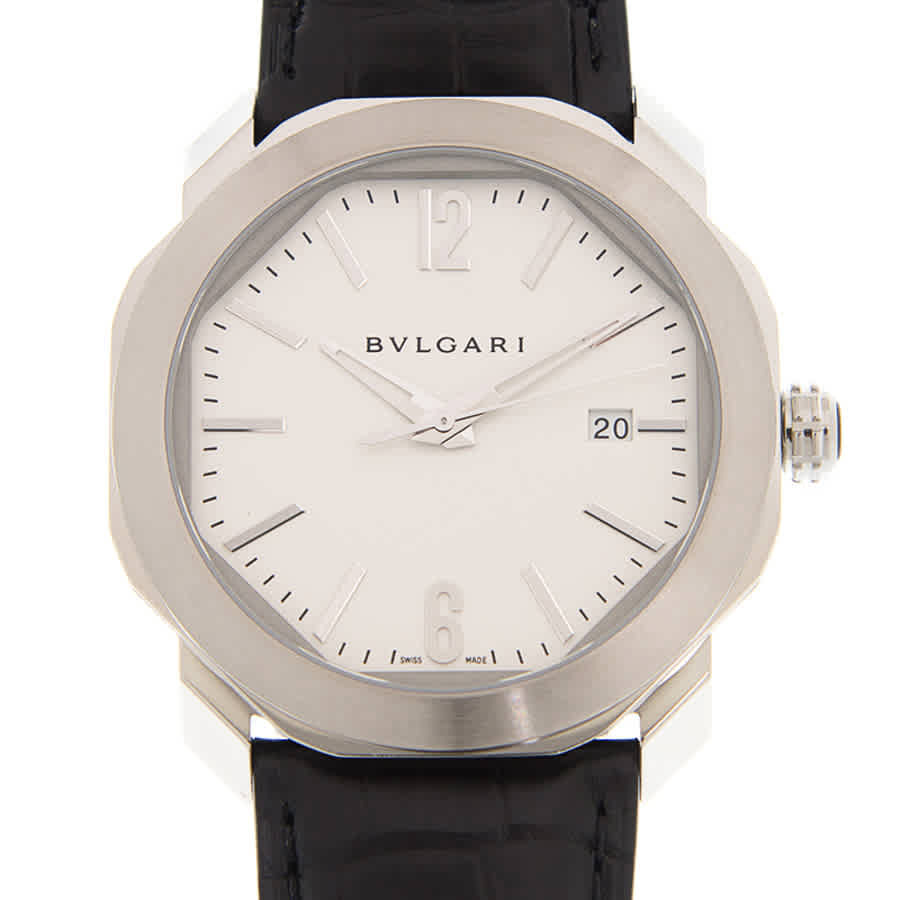 Bvlgari Octo Roma Automatic White Dial Watch OC41C6SLD
