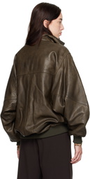 Isabel Marant Brown Dorry Leather Jacket