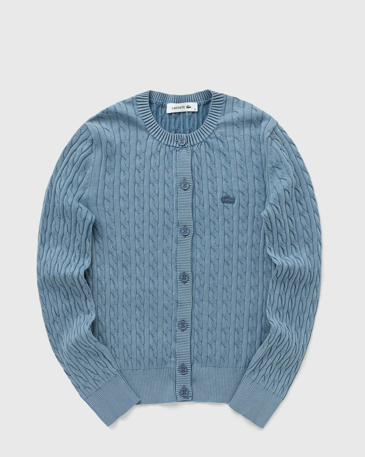 Lacoste TRICOT Blue Womens Zippers & Cardigan