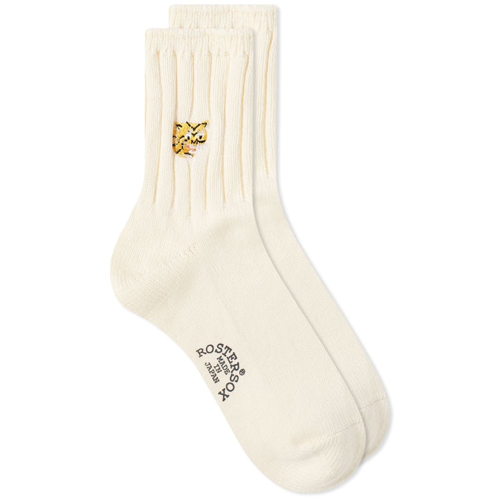 Rostersox Tiger Socks in White Rostersox