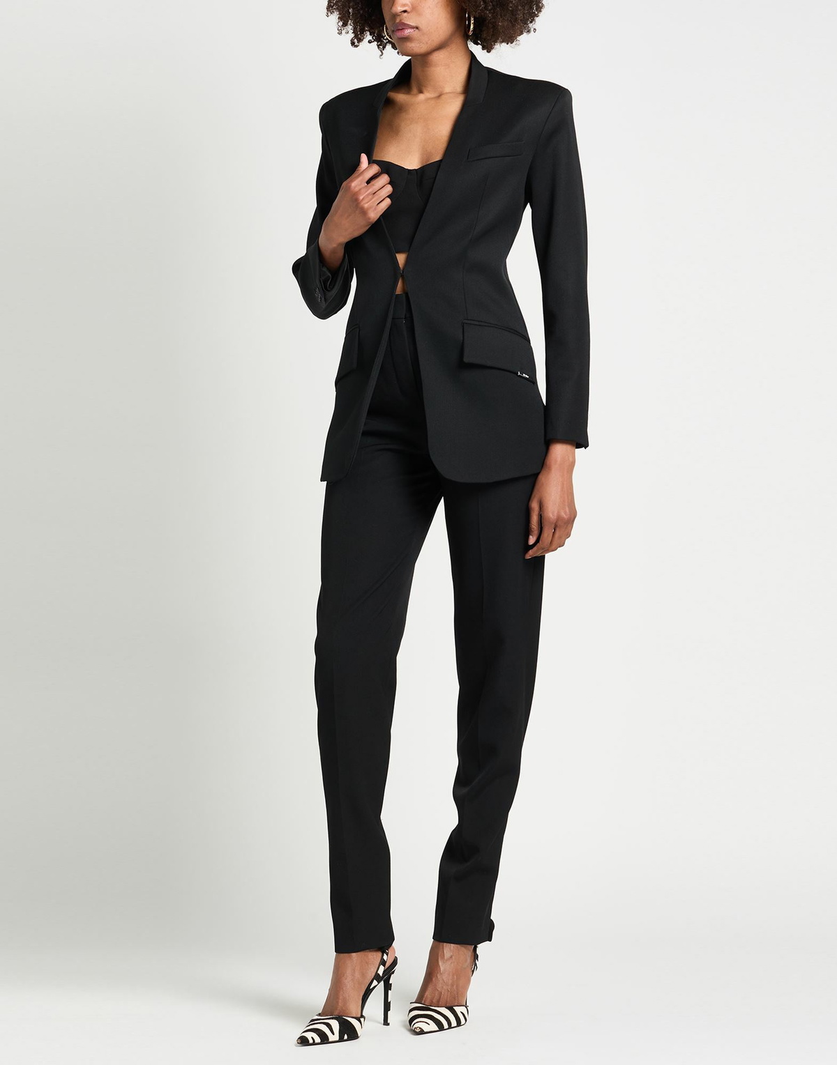 The Attico Womens Blazer in Black