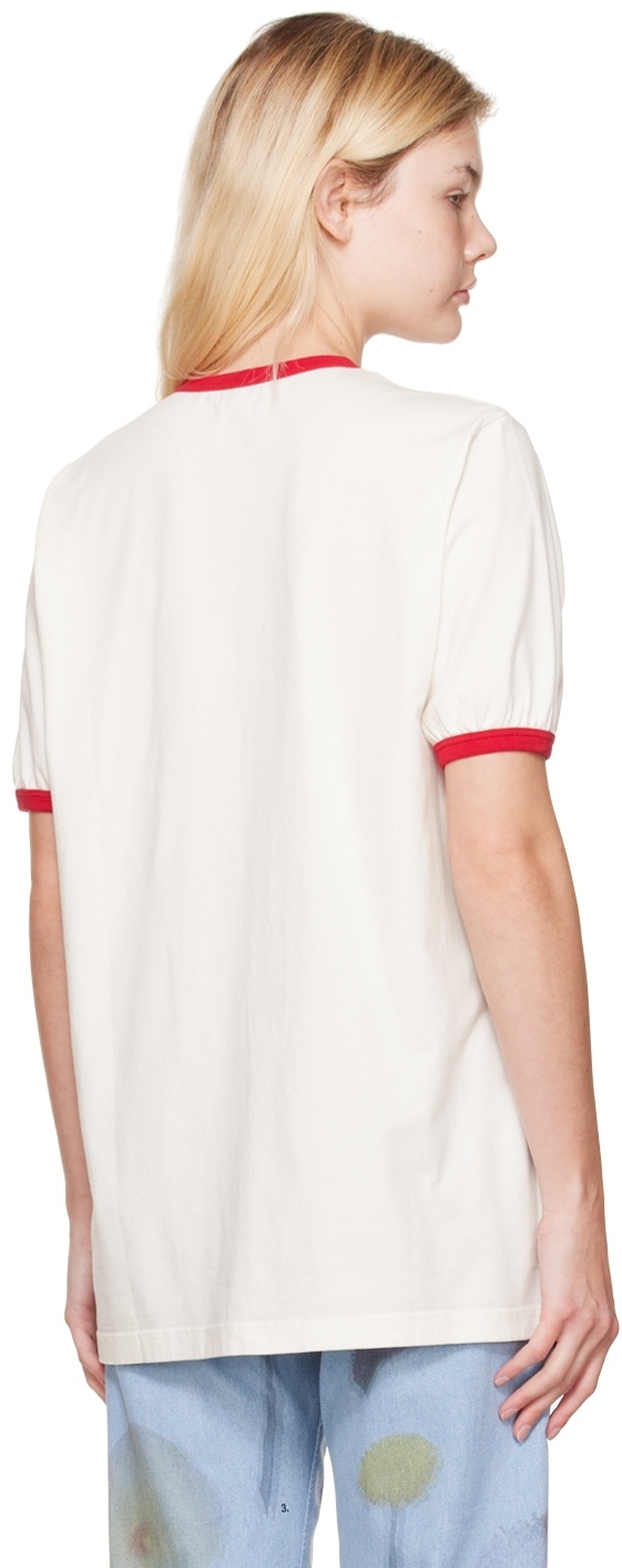 SUNNEI SSENSE Exclusive White T-Shirt