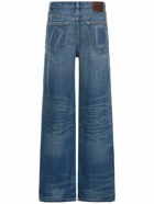 INTERIOR The Remy Cotton Denim Straight Jeans