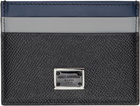 Dolce&Gabbana Black & Blue Dauphine Card Holder