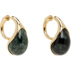 Bottega Veneta Drop Marble Earrings