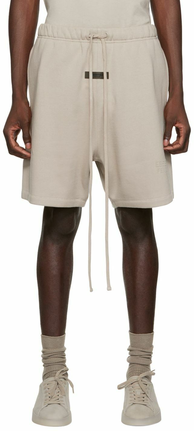 Fear of God ESSENTIALS Gray Drawstring Shorts Fear Of God Essentials