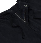Officine Generale - Phil Slim-Fit Garment-Dyed Cotton-Blend Drawstring Trousers - Blue