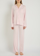 Skims Logo-embroidered Stretch-modal Pyjama set Multicoloured