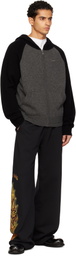 We11done Black Fire Sweatpants