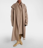 The Row Fedra cashmere and cotton coat