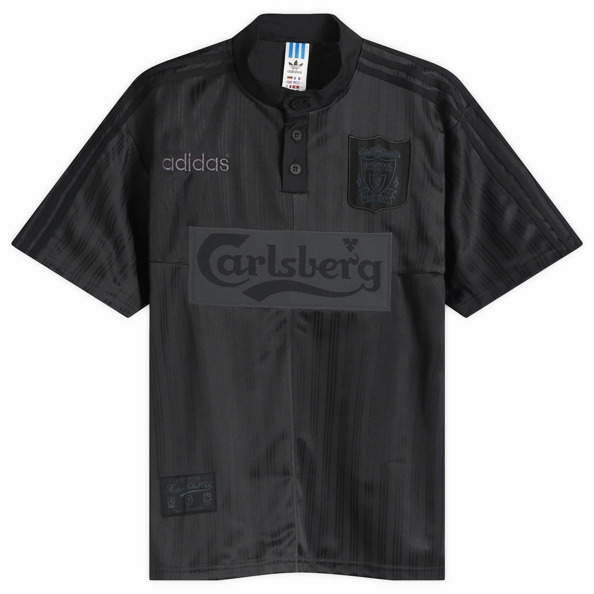 Adidas Men's Liverpool FC 95' Special Jersey Top in Black/Carbon