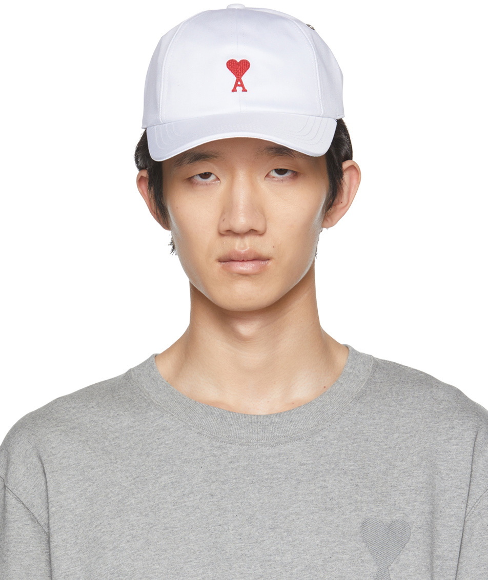 Ami Parisキャップ Ami de Coeur スタッド キャップ ブラック | AMI PARIS