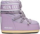 Moon Boot Purple Icon Low Nylon Boots