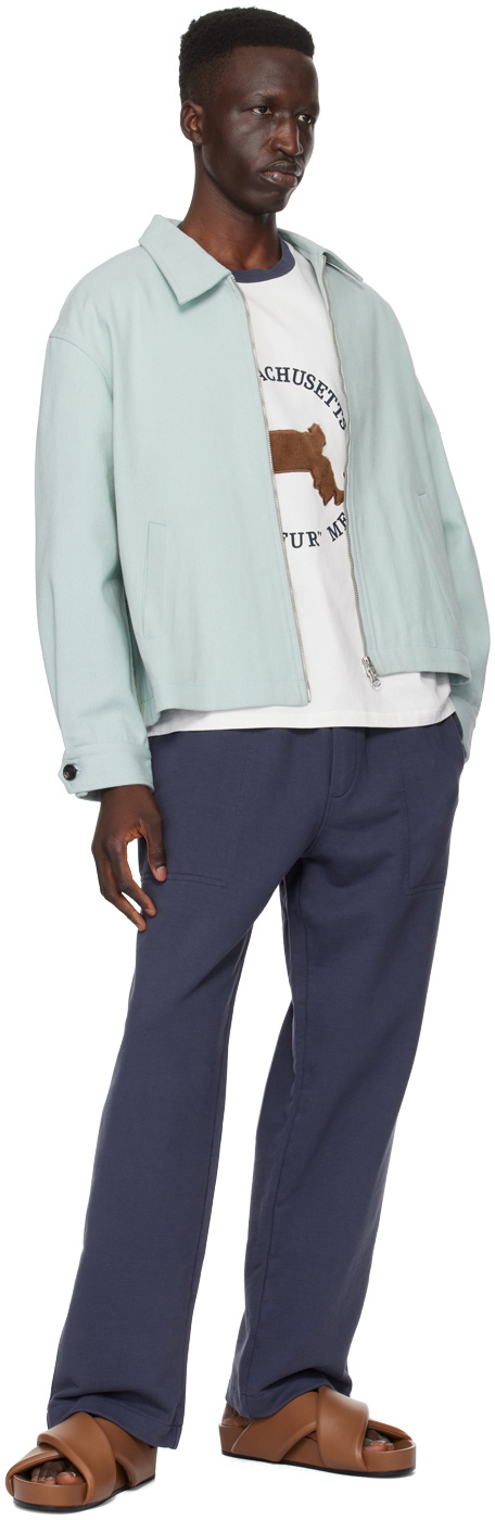 Bode Navy Three-Pocket Sweatpants
