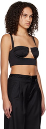 Anna October Black Cecile Tank Top