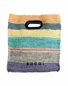 Sacai Womens Handbag Turquoise