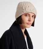 Loewe Logo ribbed-knit wool beanie
