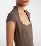 Ralph Lauren Collection Maisey wool, silk, and cashmere midi dress