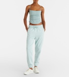 Adidas by Stella McCartney Cotton jersey sweatpants