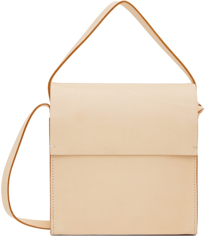Photo: Building Block Beige Letter Box Shoulder Bag