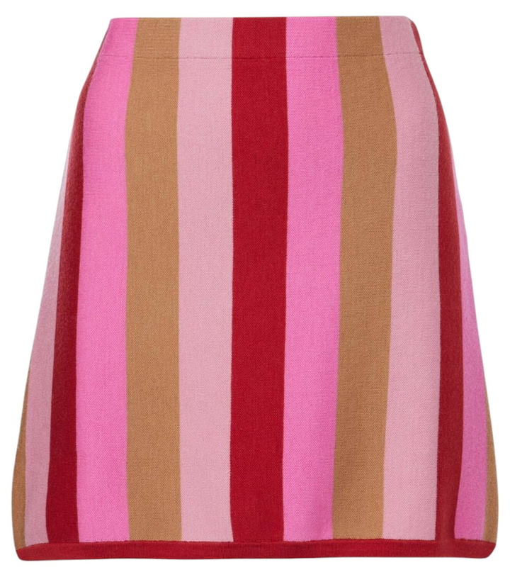 Photo: Rixo Liesel wool-blend miniskirt