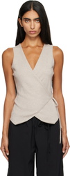 LISA YANG Beige Nayi Top