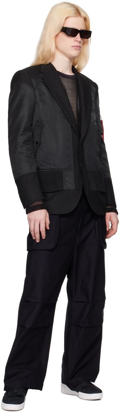 Junya Watanabe Black Insulated Blazer