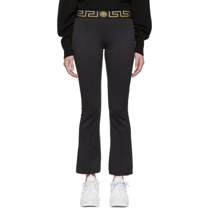 Photo: Versace Underwear Black Greek Key Lounge Pants