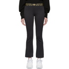 Versace Underwear Black Greek Key Lounge Pants