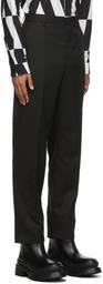 Valentino Black Technical Wool Trousers