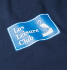 Pasadena Leisure Club - Logo-Print Cotton-Jersey T-Shirt - Blue