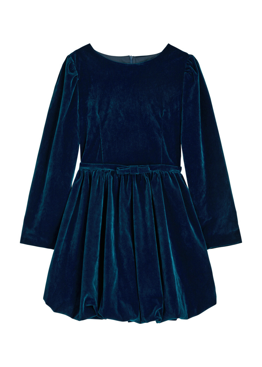 Sister Jane Ballroom Velvet Mini Dress Navy Sister Jane