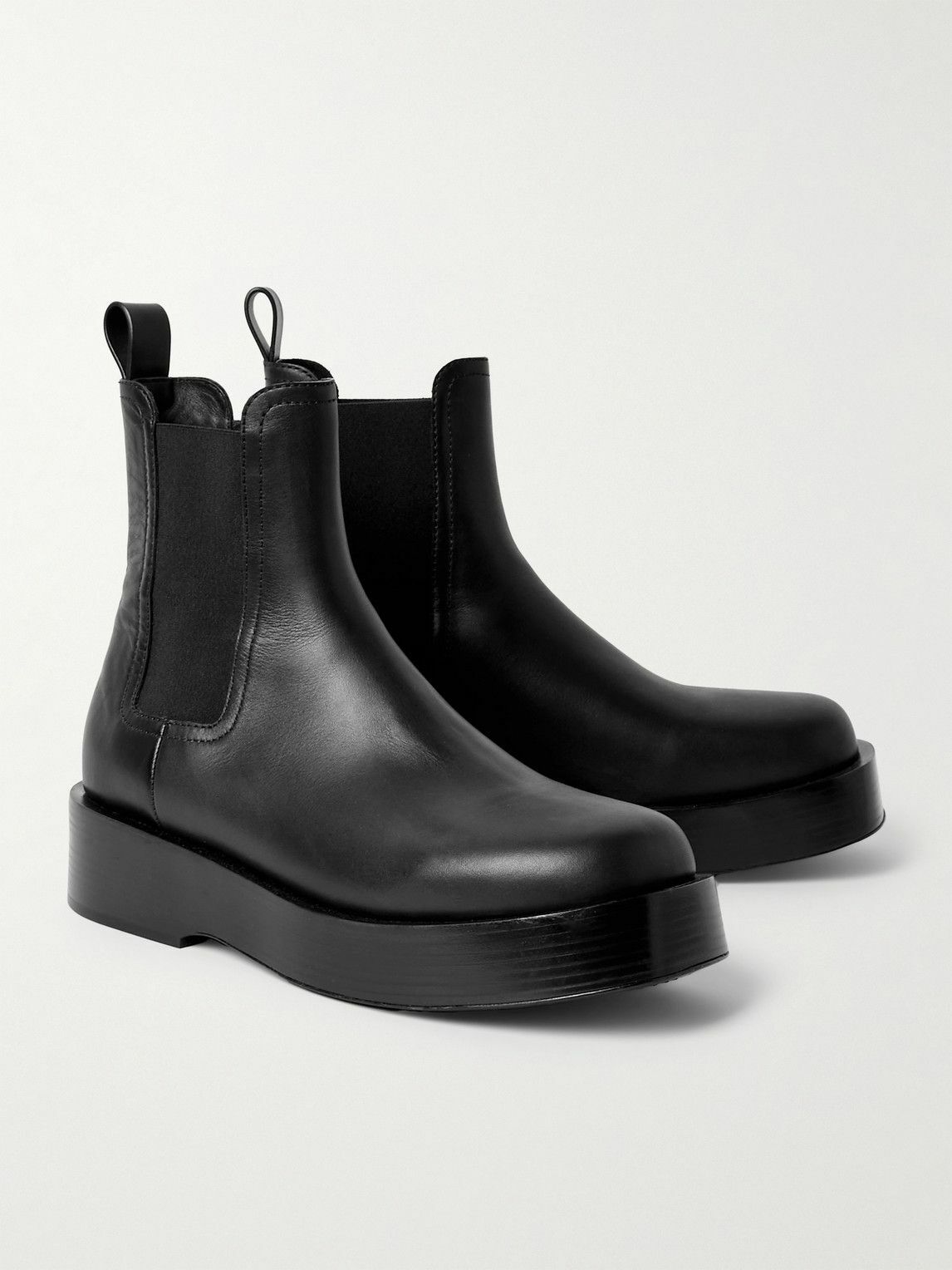 Bottega Veneta - Bumper Leather Chelsea Boots - Black