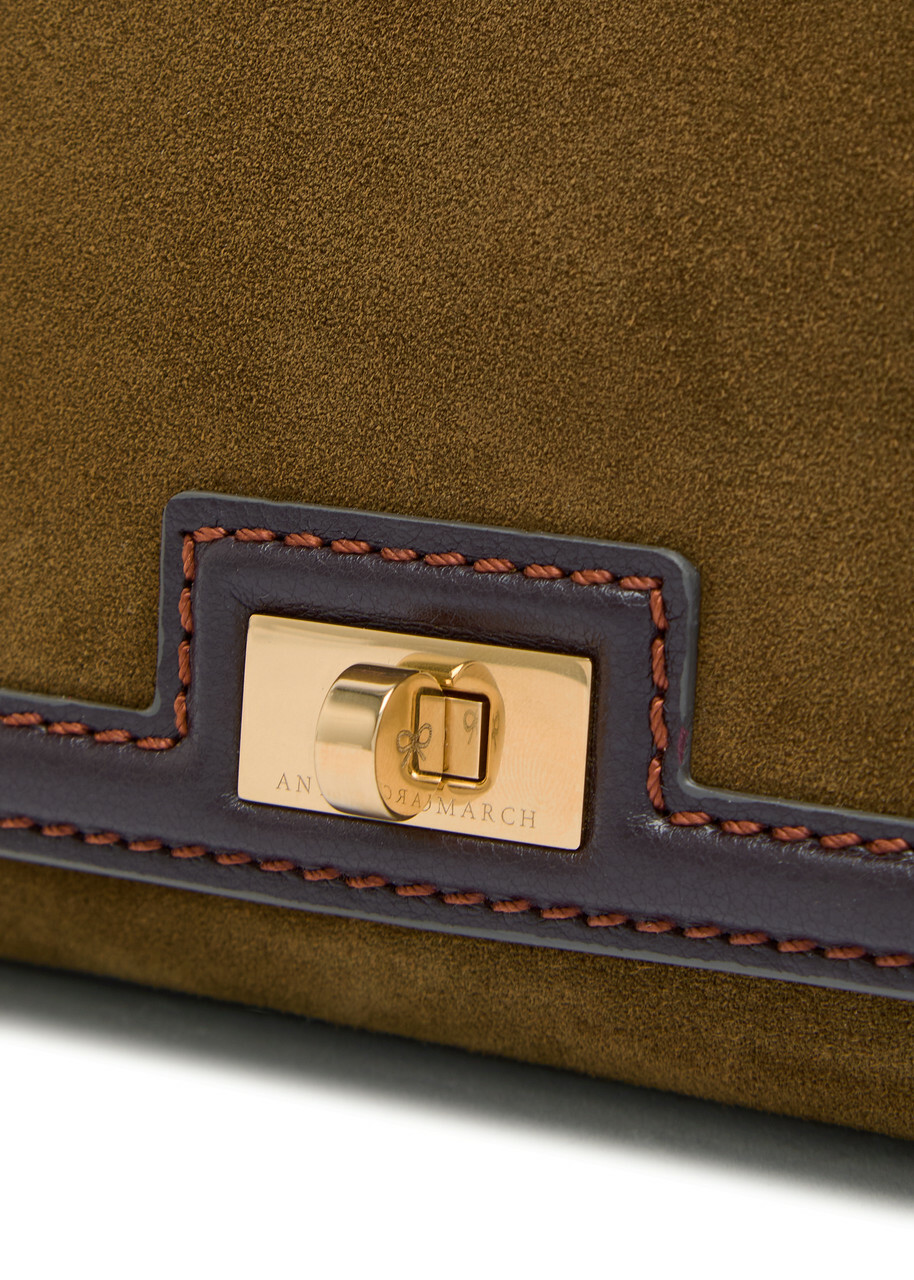 Anya Hindmarch Mortimer Suede Cross-body bag - Green - One Size