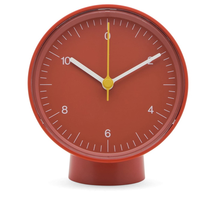 Photo: HAY Jasper Morrison Table Clock in Red 