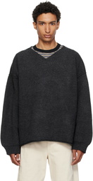Cawley Gray V-Neck Sweater