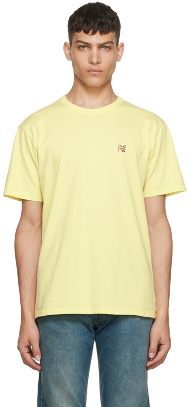Photo: Maison Kitsuné Yellow Fox Head T-Shirt