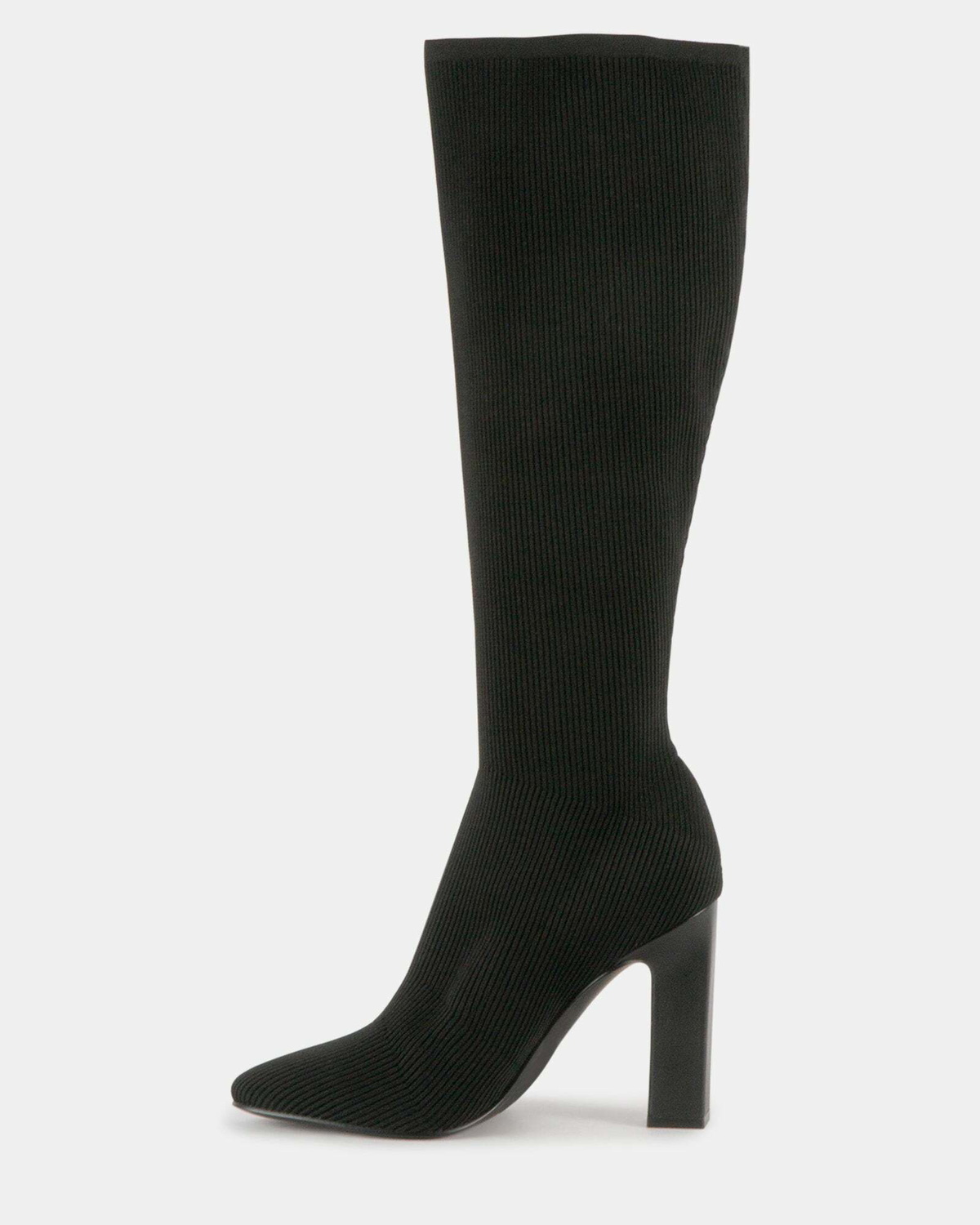 Steve Madden Aria Boots in Black Knit