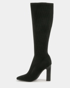 Steve Madden Aria Boots in Black Knit