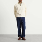 Dime Men's French Terry Rugby Shirt in Cream