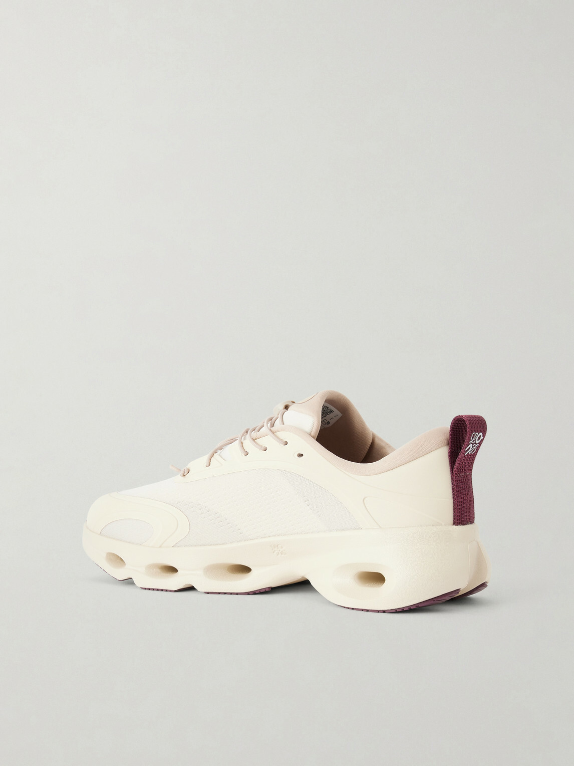 LOEWE - On Cloudsolo Rubber-Trimmed Mesh Sneakers - Neutrals