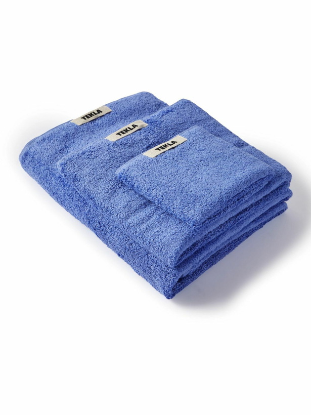 Photo: TEKLA - Set of Three Organic Cotton-Terry Towels